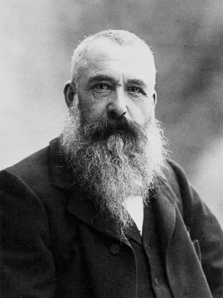 Le peintre Claude Monet en 1889 par Nadar, domaine public
